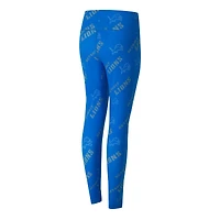 Leggings Concepts Sport bleus à imprimé mosaïque des Lions de Détroit pour femme
