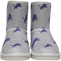Women's Cuce  Detroit Lions Logo Pull on Ankle Boots