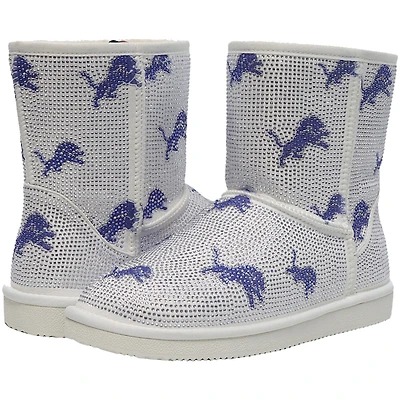 Women's Cuce  Detroit Lions Logo Pull on Ankle Boots