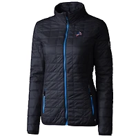 Doudoune Rainier entièrement zippée pour femme, bleu marine, des Detroit Lions, Cutter & Buck