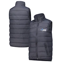 Gilet zippé Dunbrooke pour femme des Lions de Detroit Alberta, anthracite