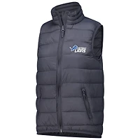 Gilet zippé Dunbrooke pour femme des Lions de Detroit Alberta, anthracite