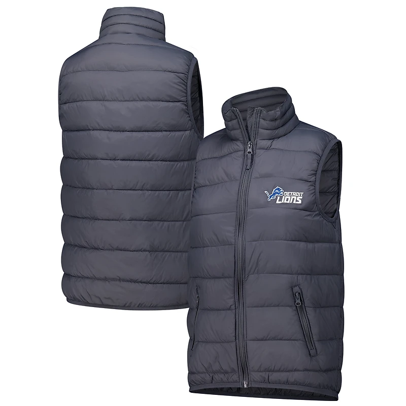 Gilet zippé Dunbrooke pour femme des Lions de Detroit Alberta, anthracite
