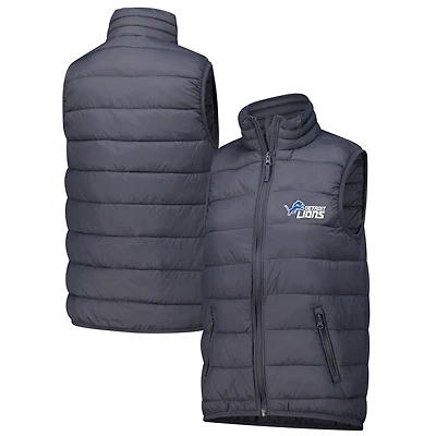 Gilet zippé Dunbrooke pour femme des Lions de Detroit Alberta, anthracite