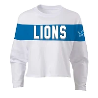 T-shirt Fanatics pour femmes Aidan Hutchinson Ash Detroit Lions, grande taille, nom et numéro