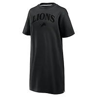 Women's Fanatics Black Detroit Lions Elements Go Tri-Blend Dress