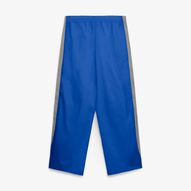 Women's Fanatics Blue/Gray Detroit Lions Team First Backwards Lateral Nylon Pants