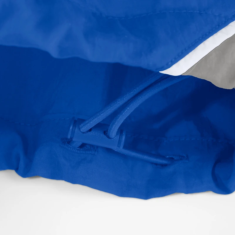 Women's Fanatics Blue/Gray Detroit Lions Team First Backwards Lateral Nylon Pants