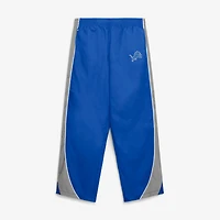Women's Fanatics Blue/Gray Detroit Lions Team First Backwards Lateral Nylon Pants
