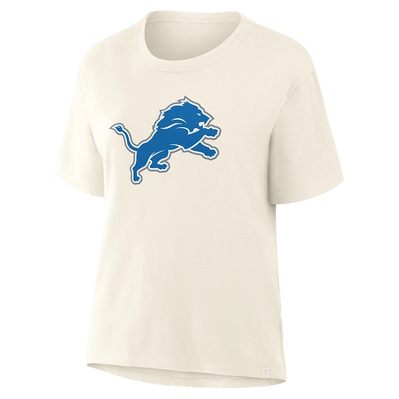 T-shirt crème Fanatics pour femme Detroit Lions Dove Legacy