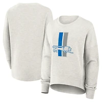 Sweat-shirt surdimensionné Fanatics gris chiné pour femme