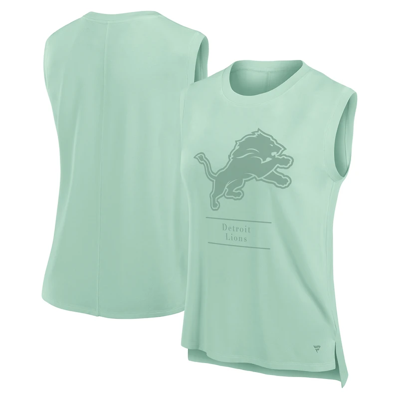 Débardeur Fanatics Mint Detroit Lions Studio Embrace pour femme