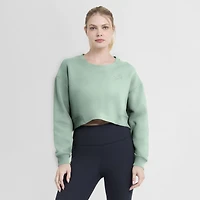 Sweat-shirt court Fanatics Mint Detroit Lions Studio Tri-Blend pour femme