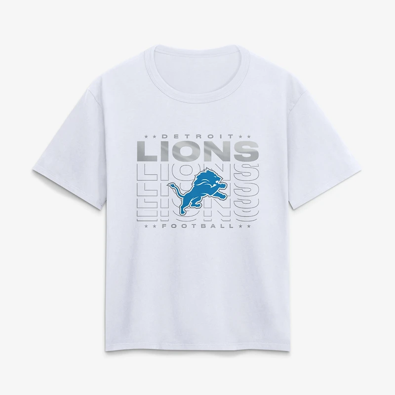 T-shirt blanc Detroit Lions Legacy pour femmes de Fanatics