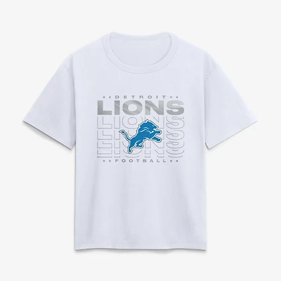 T-shirt blanc Detroit Lions Legacy pour femmes de Fanatics