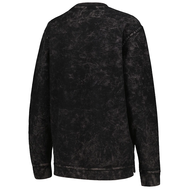 Sweat-shirt en velours côtelé confortable Detroit Lions G-III 4Her by Carl Banks pour femme, noir