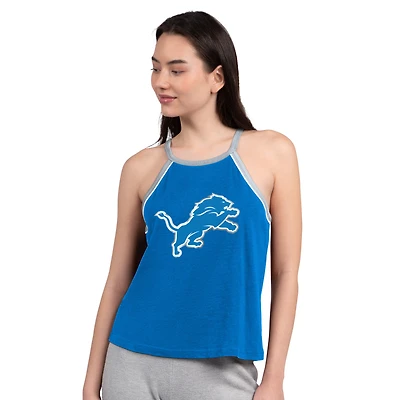 Débardeur flammé G-III 4Her pour femme par Carl Banks Royal Detroit Lions Redemption Win
