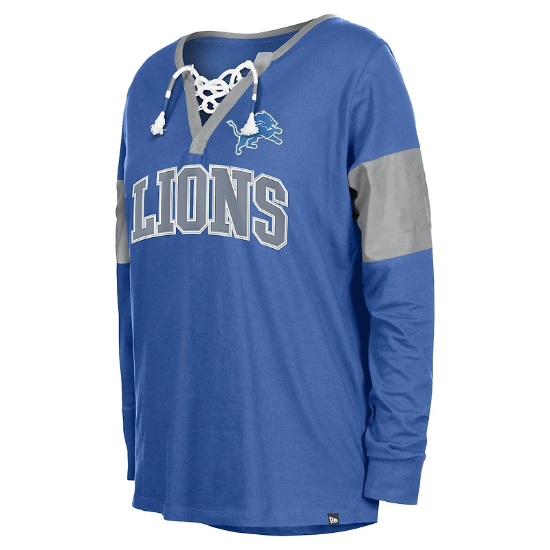 V107988 LION OTC 24 T-shirt à lacets LS pour femmes avec inserts de manches TEELADL-S 60556593 #5