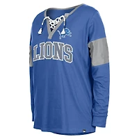 V107988 LION OTC 24 T-shirt à lacets LS pour femmes avec inserts de manches TEELADL-S 60556593 #5