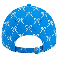 Women's New Era  Blue Detroit Lions Ribbon 9TWENTY Adjustable Hat