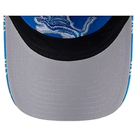 Women's New Era  Blue Detroit Lions Ribbon 9TWENTY Adjustable Hat