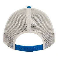 Casquette ajustable New Era crème/bleue Detroit Lions Retro A-Frame 9FORTY pour femme