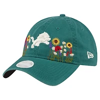 Women's New Era  Green Detroit Lions Wildflower 9TWENTY Adjustable Hat