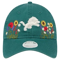 Women's New Era  Green Detroit Lions Wildflower 9TWENTY Adjustable Hat