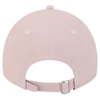 Casquette ajustable Main 9TWENTY Detroit Lions rose clair New Era pour femme