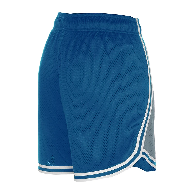 Women's New Era Silver/Blue Detroit Lions Sport Classics Mesh Shorts