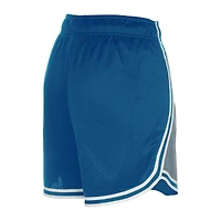 Women's New Era Silver/Blue Detroit Lions Sport Classics Mesh Shorts