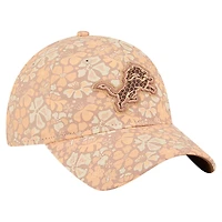 Casquette ajustable 9TWENTY à imprimé floral des Lions de Detroit de New Era pour femme