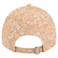 Women's New Era  Tan Detroit Lions Floral 9TWENTY Adjustable Hat