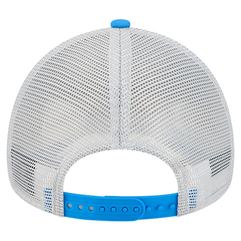 Women's New Era White/Blue Detroit Lions Friendship Bracelet 9FORTY Adjustable Hat
