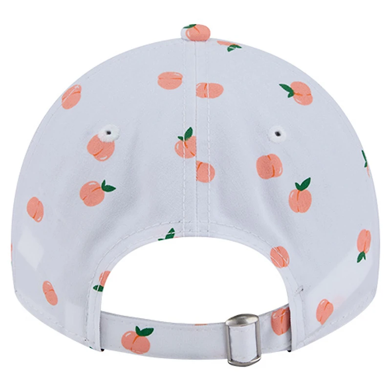 Women's New Era  White Detroit Lions Fruit Pattern 9TWENTY Adjustable Hat