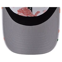 Women's New Era  White Detroit Lions Fruit Pattern 9TWENTY Adjustable Hat