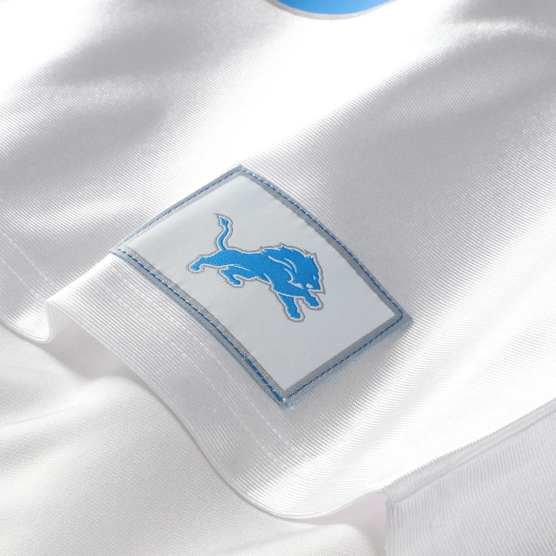 Women's New Era White Detroit Lions Sport Classics Boxy Cropped Fashion Jersey