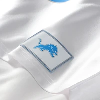 Women's New Era White Detroit Lions Sport Classics Boxy Cropped Fashion Jersey