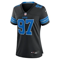 Women's Nike Aidan Hutchinson Black Detroit Lions 2nd Alternate Game Jersey
