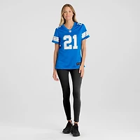 Women's Nike Amik Robertson  Blue Detroit Lions Team Game Jersey