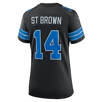 Women's Nike Amon-Ra St. Brown Blue Detroit Lions Team Game Jersey