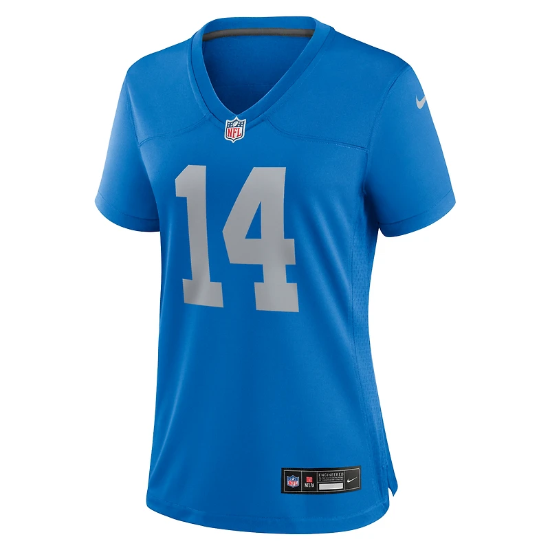 Maillot de match alternatif Nike Amon-Ra St. Brown bleu Detroit Lions pour femme