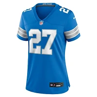Women's Nike Arthur Maulet  Blue Detroit Lions Team Game Jersey