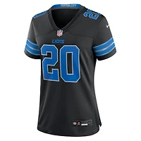 Women's Nike Barry Sanders Black Detroit Lions 2nd Alternate Retired Player Game Jersey