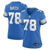 Women's Nike Ben Bartch  Blue Detroit Lions Team Game Jersey