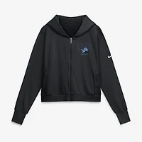 Women's Nike Black Detroit Lions Primetime Full-Zip Hoodie