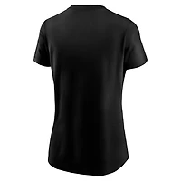 T-shirt Nike noir pour femme des Lions de Detroit Winning Dreams