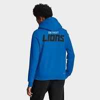 Women's Nike Gray Detroit Lions Sideline Standard Issue Initial Home Dri-FIT Hoodie