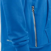 Women's Nike Gray Detroit Lions Sideline Standard Issue Initial Home Dri-FIT Hoodie