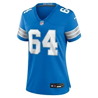 Women's Nike Cade Mays  Blue Detroit Lions Team Game Jersey